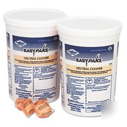 New easy-paks neutral floor cleaner packets, 96/tub,...