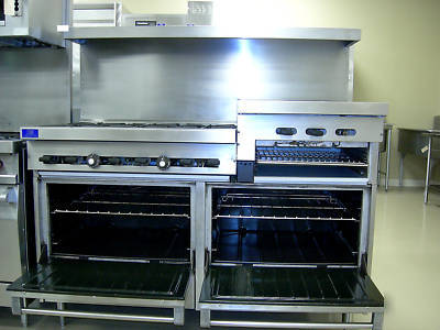 Us range 6 brn range w/2 std ovens 24