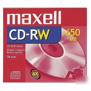 Maxell 630010 -cdrw 700MB 80MIN slim case 
