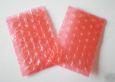 50 pcs pink bubbles anti-static bag 12X14CM (4.7X5.5