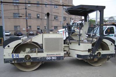 '99 ingersoll rand DD90 diesel asphalt roller compactor