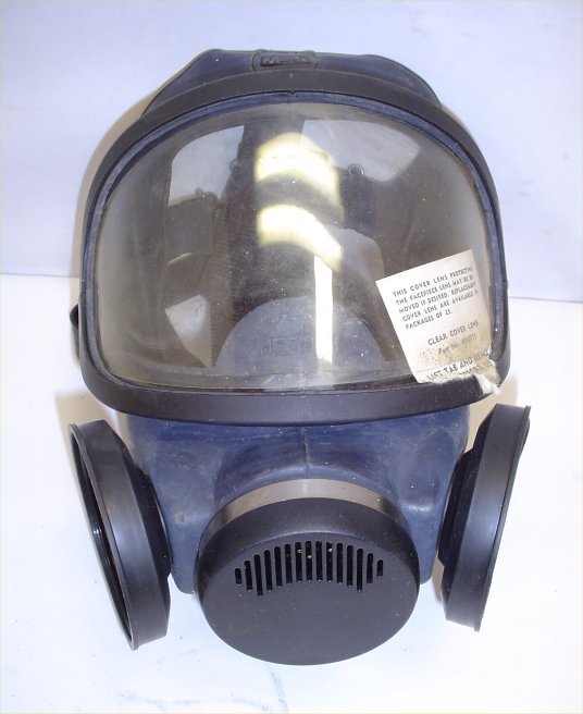 Msa ultra twin respirator face piece mask poly lens