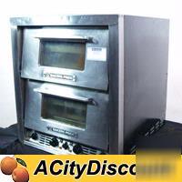 Used bakers pride K90 electric 2 deck pizza bake oven