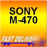 Sony m-470/M470 microcassette portable voice recorder