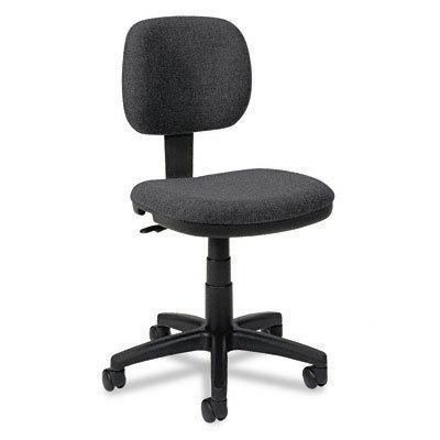 VL610 swivel task chair charcoal fabric/black frame