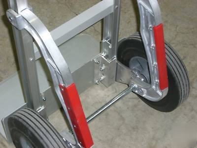 New aluminum hand cart hand truck dolly solid wheels 