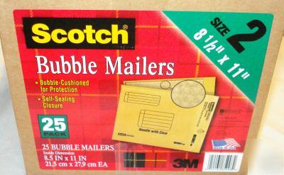 25 size 2 bubble mailers 8 1/2