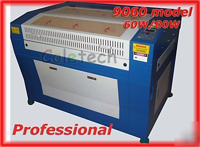 Professional 60W CO2 laser engraver/cutter 9060 + fda