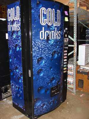 Dixie 440 can drink soda vending machine fresh paint 