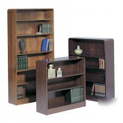 Safco veneer radius edge bookcase 36 inch wide