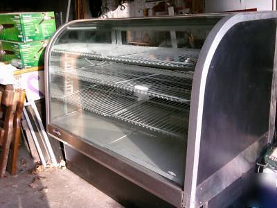 Federal refrigerated pastry display case stainless 5'