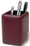 Legal style leather pencil cup desk accessories A7210