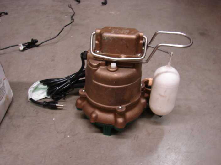 Zoeller M55-d 3/10HP pump bronze 115V