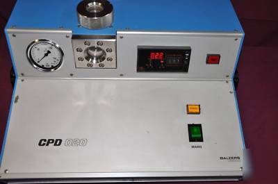 Balzers union cpd 020/critical point dryer #9459