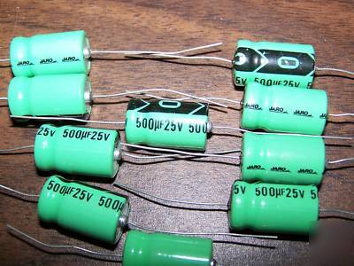500UF 25 volt capacitors lot of 10 