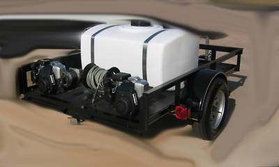 New mobile auto detail-carwash-pressure wash trailer - 