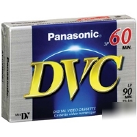 Panasonic 60-minute mini-dv cassette 2 pack