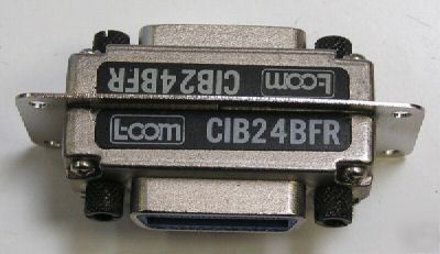 L-com CIB24BF ieee-488 gpib bulkhead adapter fem/fem