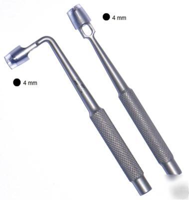 2 x reusable tissue punches for dental/surgical/implant