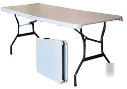 6' portable folding table for trade shows 