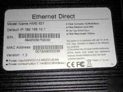 Hme 821 - snmp managed industrial switch, 8X 10/100BASE