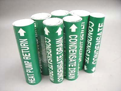 Lot of 30 seton snap-around pipemarker pipe markers 12