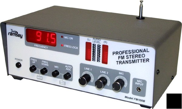 FM100B super pro fm stereo radio station ramsey kit 