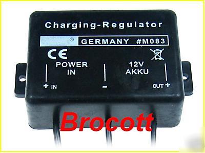 Automatic battery charging regulator - 0 to 1.5 amp