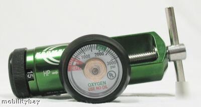 New medical oxygen regulator d/e 0-15 liters mini 