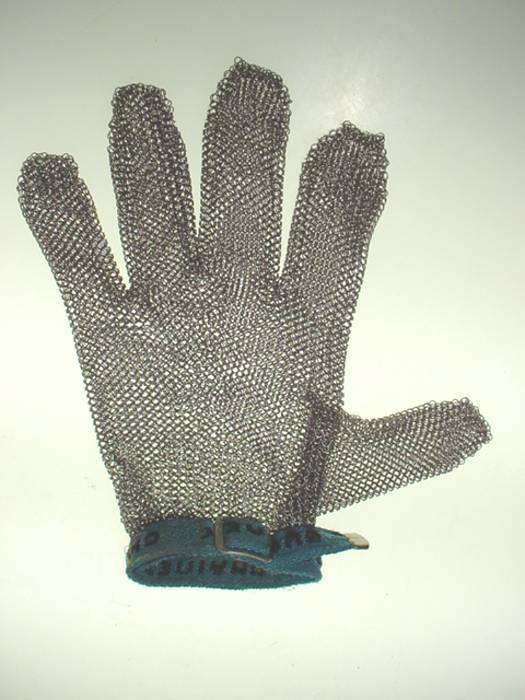Stainless mesh glove chainmail glove large left hand
