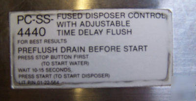 Commercial insinkerator SS300 garbage disposer 3HP
