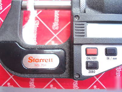 New starrett outside micrometer 734 series