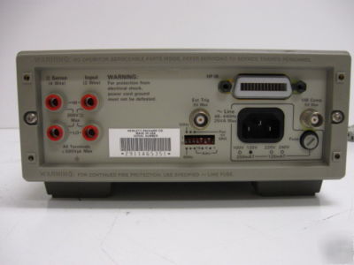 Hewlett packard 3478A 5 1/2 digit dmm