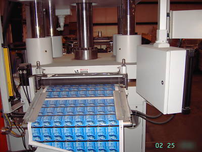 High speed magnetic laminator/die cutter