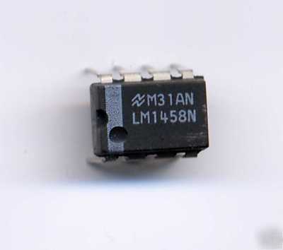LM1458N - dual operational amplifier - 2 pcs