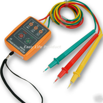 3 phase sequence rotation indicator tester checker ap