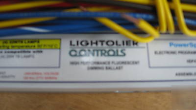 Lightolier hp fluorescent dimming ballast-p/n HDF432T8