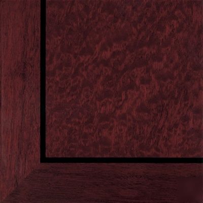 Reception desk - stunning veneer finish - the meridian