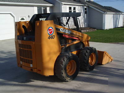 2007 case 440 skid loader choice of 2 140 & 277 hrs