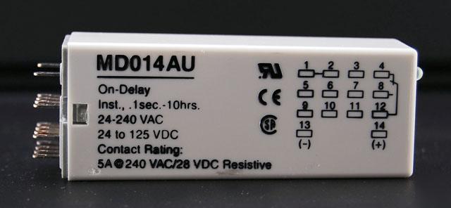 Agastat dpdt on-delay time delay relay MD014AU