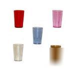 Get amber textured stackable tumbler 16OZ |2 dz|
