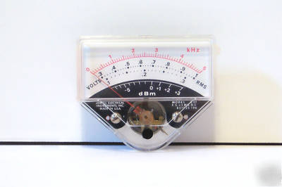 Jewell model 82T dbm window panel meter dc nos works 