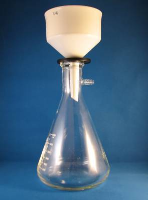 Kimax filter flask 2000ML & coors porcelain funnel