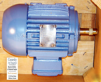 New 1 weg 00118EP3E143T 1 hp electric motor 