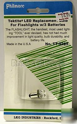 Philmore tt-9253 tektite dual led replacement bulb 3CEL
