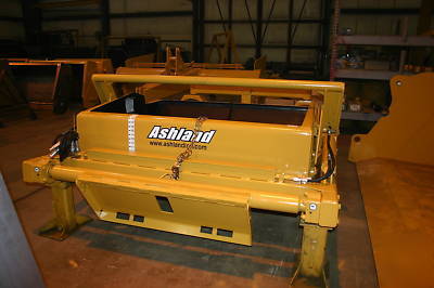 Skid steer scraper attachment, ashland ground hog 2500