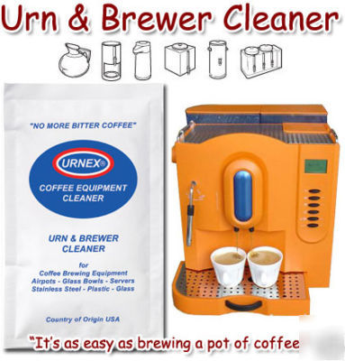 Urnex urn & brewer coffee equipment cleaner - 10PK