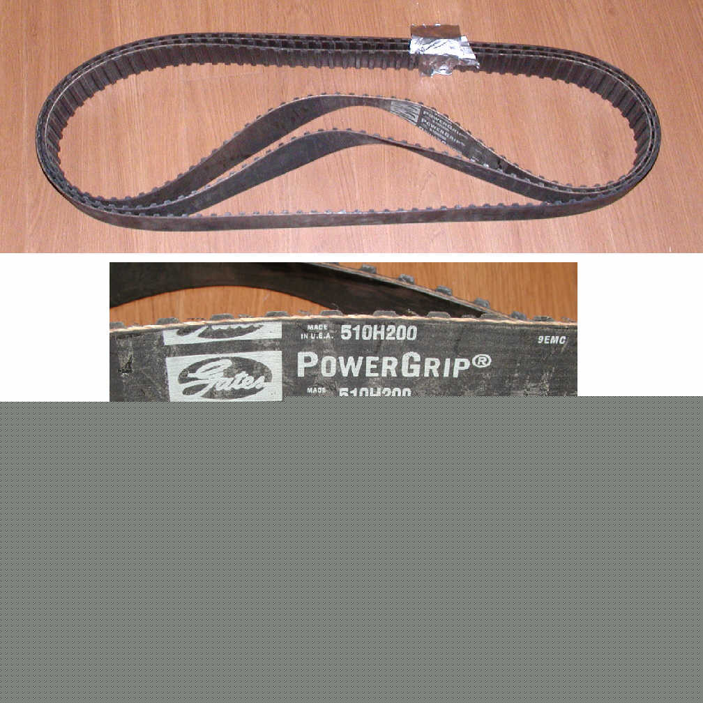 New lot of 3* gates powergrip 510H200 timing belts 
