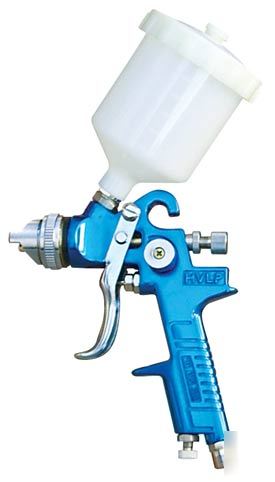 New mini hvlp paint spray gun gravity feed auto body