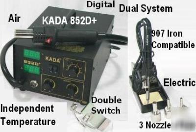 Smd rework soldering station hot air & iron 2IN1 welder